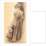 Life study of girl and child by William Mulready