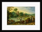 Travellers in a Landscape by Jan Brueghel The Elder
