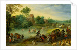 Travellers in a Landscape by Jan Brueghel The Elder