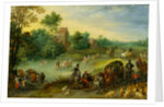 Travellers in a Landscape by Jan Brueghel The Elder