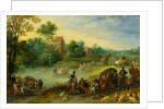 Travellers in a Landscape by Jan Brueghel The Elder