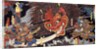 Minimoto Yorimitsu slaying the Giant Shutendoji by Utagawa Yoshitsuya