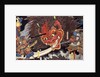 Minimoto Yorimitsu slaying the Giant Shutendoji by Utagawa Yoshitsuya