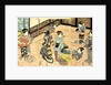 Interior view of a restuarant by Utagawa Kunisada I
