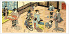 Interior view of a restuarant by Utagawa Kunisada I