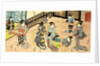 Interior view of a restuarant by Utagawa Kunisada I