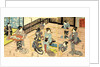 Interior view of a restuarant by Utagawa Kunisada I