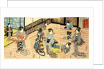 Interior view of a restuarant by Utagawa Kunisada I