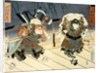 Two Actors in Performance by Utagawa Kunimasu