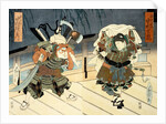 Two Actors in Performance by Utagawa Kunimasu