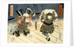 Two Actors in Performance by Utagawa Kunimasu