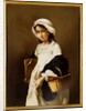 Girl with Basket and Portfolio by Unknown