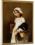 Girl with Basket and Portfolio by Unknown