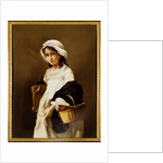 Girl with Basket and Portfolio by Unknown