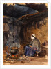 A Cottage Interior, watching the pot boil by John Frederick Lewis