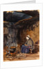 A Cottage Interior, watching the pot boil by John Frederick Lewis