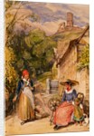 Scene in The Village of Godisberg, near Bonn by John Frederick Lewis
