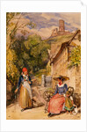 Scene in The Village of Godisberg, near Bonn by John Frederick Lewis