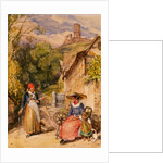 Scene in The Village of Godisberg, near Bonn by John Frederick Lewis
