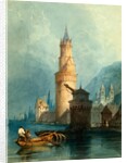 Tower and Mill, Andernach on the Rhine by Clarkson Stanfield