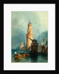 Tower and Mill, Andernach on the Rhine by Clarkson Stanfield
