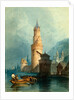 Tower and Mill, Andernach on the Rhine by Clarkson Stanfield