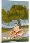 Ascetic seated on a tiger skin. Murshidabad, India, late 18th century by Unknown