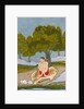 Ascetic seated on a tiger skin. Murshidabad, India, late 18th century by Unknown