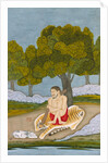 Ascetic seated on a tiger skin. Murshidabad, India, late 18th century by Unknown