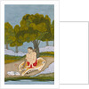 Ascetic seated on a tiger skin. Murshidabad, India, late 18th century by Unknown