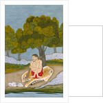 Ascetic seated on a tiger skin. Murshidabad, India, late 18th century by Unknown