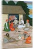 Scene with four men and a boy. Murshidabad, India, mid-18th century by Unknown