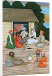 Scene with four men and a boy. Murshidabad, India, mid-18th century by Unknown