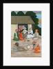 Scene with four men and a boy. Murshidabad, India, mid-18th century by Unknown