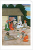 Scene with four men and a boy. Murshidabad, India, mid-18th century by Unknown