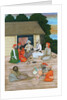 Scene with four men and a boy. Murshidabad, India, mid-18th century by Unknown