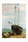 Deal Lugger and Boats by F.L.T. Francia