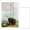 Deal Lugger and Boats by F.L.T. Francia