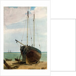 Deal Lugger and Boats by F.L.T. Francia