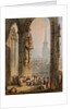 Scene from a church porch by Samuel Prout