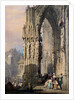 Porch of Ratisbon Cathedral by Samuel Prout