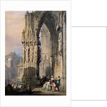 Porch of Ratisbon Cathedral by Samuel Prout