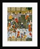 Alexander building his rampart against Gog and Magog. Shiraz, Iran, 16th century by Unknown