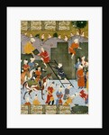 Alexander building his rampart against Gog and Magog. Shiraz, Iran, 16th century by Unknown