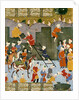 Alexander building his rampart against Gog and Magog. Shiraz, Iran, 16th century by Unknown