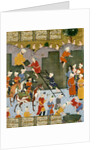 Alexander building his rampart against Gog and Magog. Shiraz, Iran, 16th century by Unknown