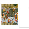 Alexander building his rampart against Gog and Magog. Shiraz, Iran, 16th century by Unknown