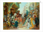A Cairo Bazaar in Egypt by Charles Cattermole