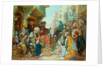 A Cairo Bazaar in Egypt by Charles Cattermole