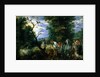 Garden With Animals by Jan Brueghel The Elder)